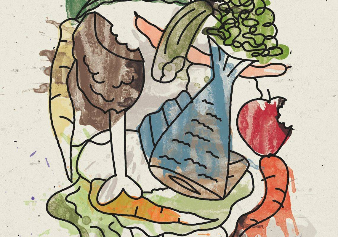 Marnowanie jedzenia, piktogram autorstwa Łukasza Kaczmarka