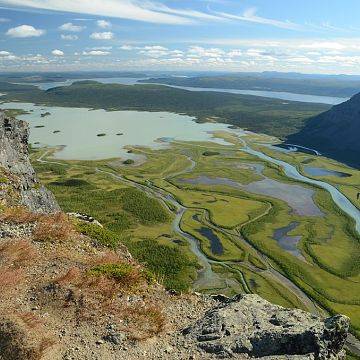 Parki narodowe szwedzkiej Laponii grafika