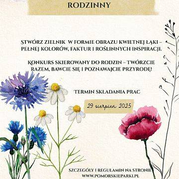 Grafika Łąka jak z obrazka – zielnik rodzinny