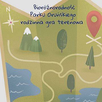 Grafika Bioróżnorodność Parku Oruńskiego - rodzinna gra terenowa