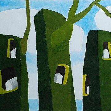 Grafika DOMY W ZIELENI? Niezwykły Gdańsk w krajobrazie nadmorskim