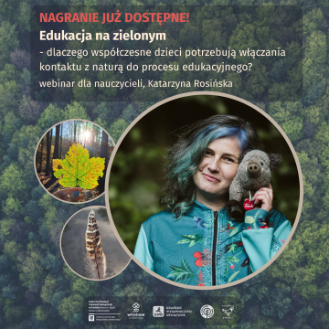 Grafika Nagranie webinaru Edukacja na zielonym