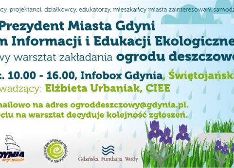 Grafika Pokazowy warsztat zakładania ogrodu deszczowego